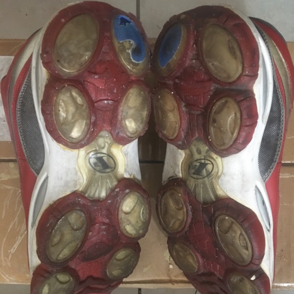 Mens Reebok The Answer DMX 10 Red/White/Pure Silver 2013 Shoes Sneakers Size 12 - Picture 3 of 5